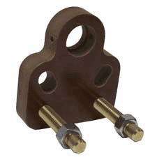 closed bi-pod foot piece