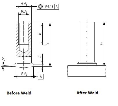Stud with Internal Thread (IS)