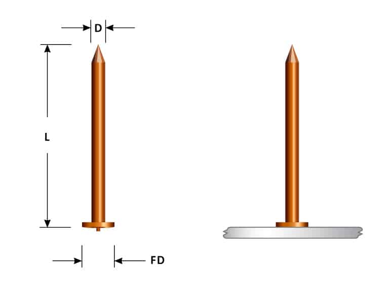 capacitor discharge weld pin