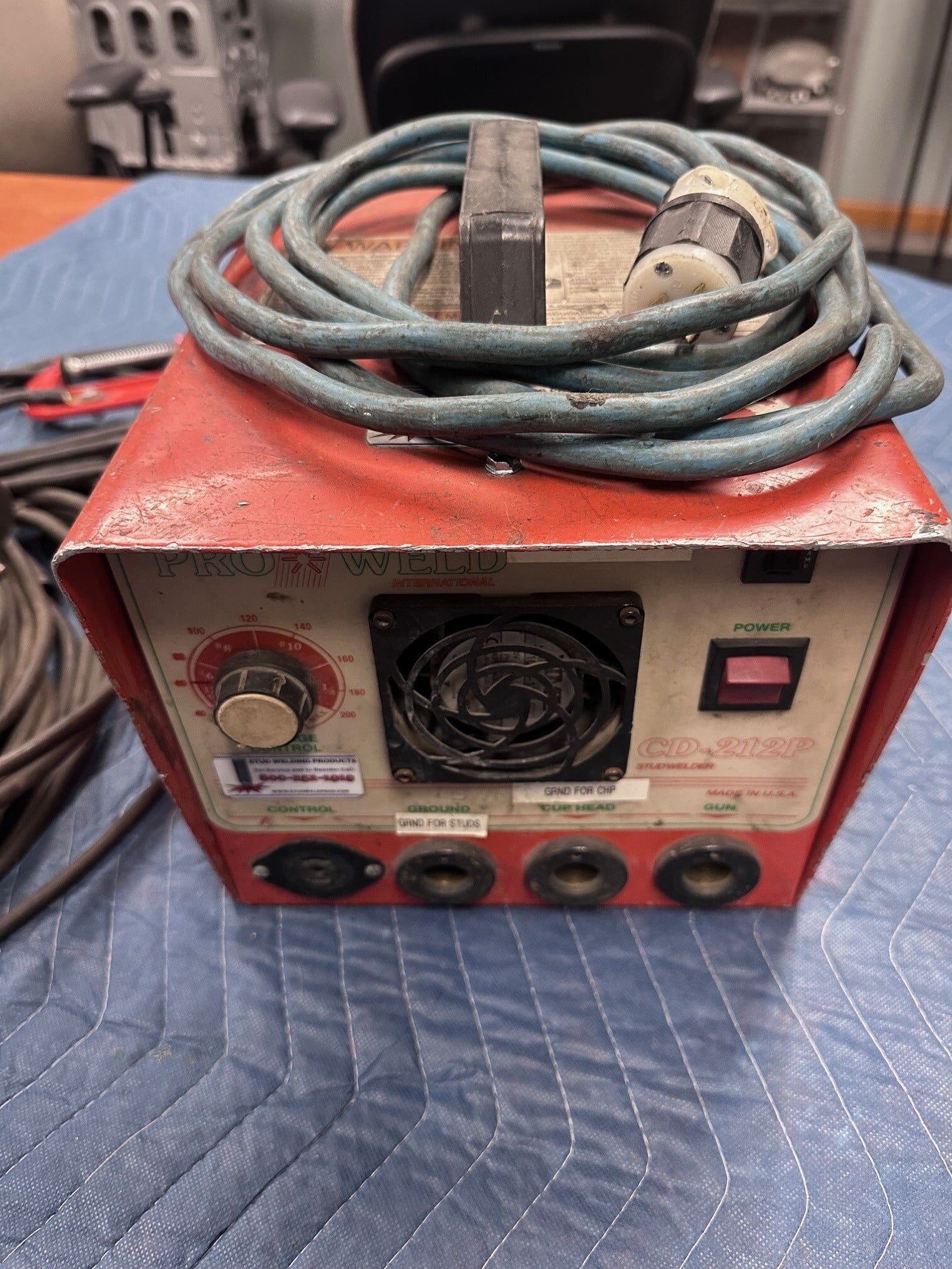 Used ProWeld 212P CD Stud Welder