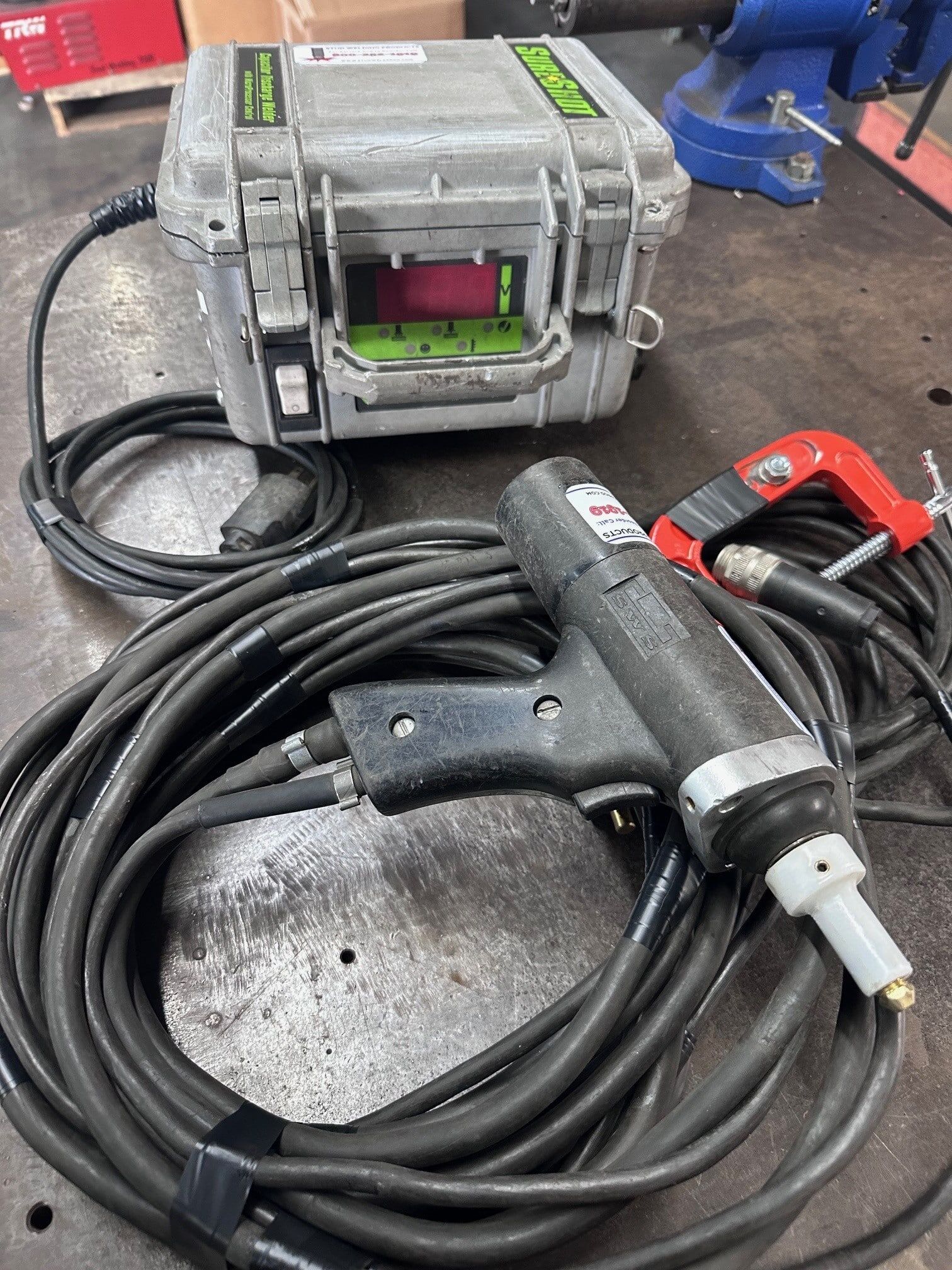 Used Sure Shot Pin Welder (#10/M5 Max Stud Dia.)